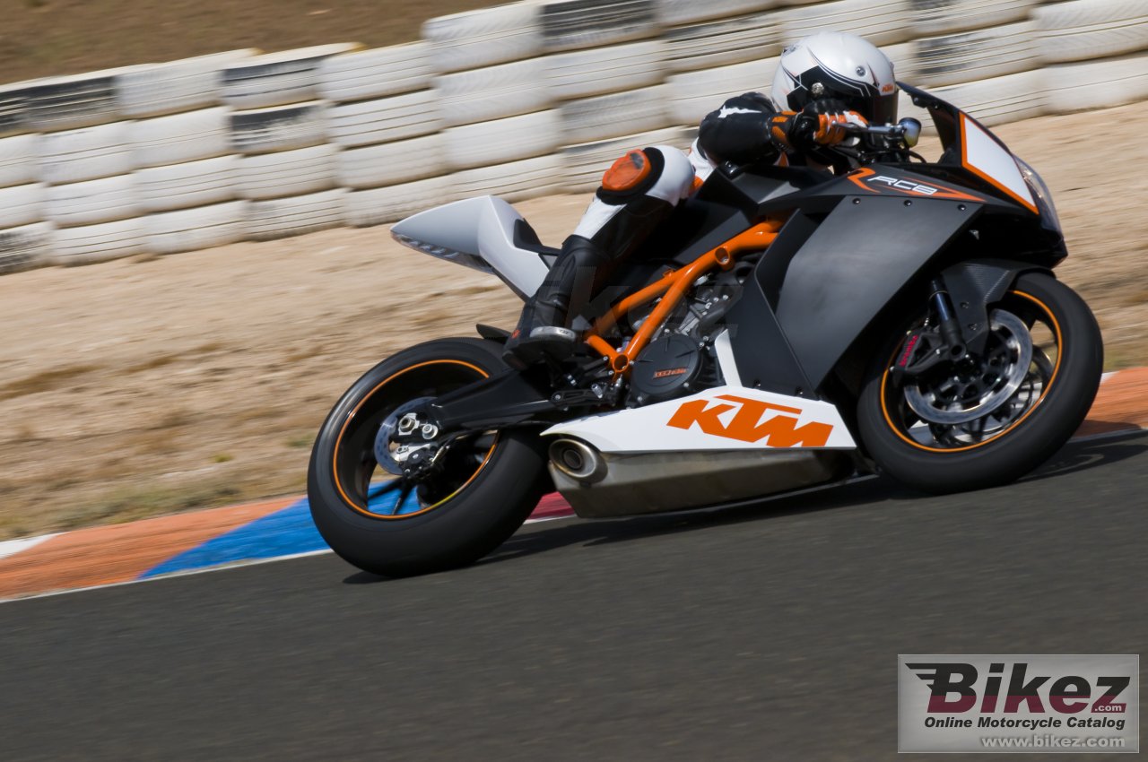 Big KTM 1190 rc8 r picture and wallpaper from Bikez.com